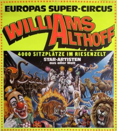 Circus Williams-Althoff Circus poster - Germany, 1978