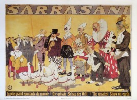 Circus Sarrasani - Reprint Circus poster - Germany, 1987