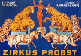 Zirkus Probst Circus poster - Germany, 1967
