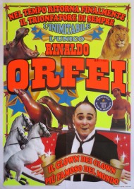 Circo Rinaldo Orfei Circus poster - Italy, 2012