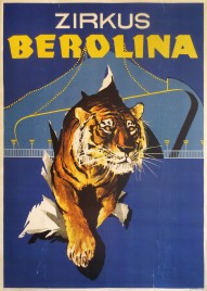 Zirkus Berolina Circus poster - Germany, 1970