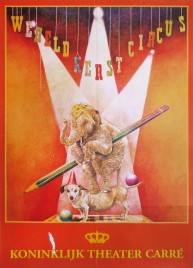 Wereld Kerst Circus Circus poster - Netherlands, 1997