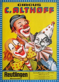 Circus Carl Althoff Circus poster - Germany, 1976