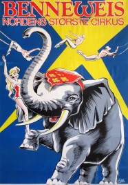 Cirkus Benneweis Circus poster - Denmark, 0