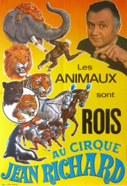Cirque Jean Richard Circus poster - France, 1970