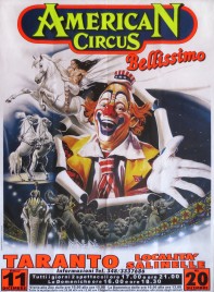 American Circus (Togni) Circus poster - Italy, 2009