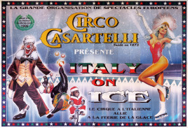 Circo Casartelli - Italy on Ice Circus poster - Italy, 1998
