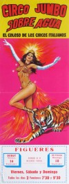 Circo Jumbo - Sobre Agua Circus poster - Spain, 1983