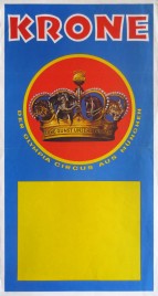 Circus Krone Circus poster - Germany, 1972