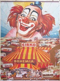 Cirkus Bohemia Circus poster - Serbia, 1983