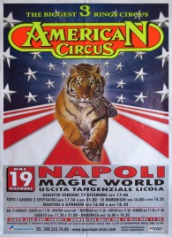 American Circus (Togni) Circus poster - Italy, 2014