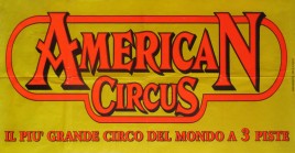 American Circus (Togni) Circus poster - Italy, 2004