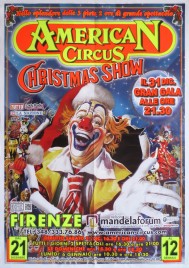 American Circus (Togni) Circus poster - Italy, 2013
