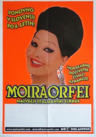 Circo Moira Orfei Circus poster - Italy, 2004