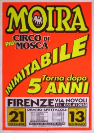 Circo Moira Orfei Circus poster - Italy, 2001