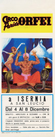 Circo Paride Orfei Circus poster - Italy, 1985