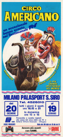 Circo Americano Circus poster - Italy, 1985