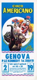 Circo Americano Circus poster - Italy, 1989