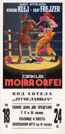 Cirkus Moira Orfei Circus poster - Italy, 1977