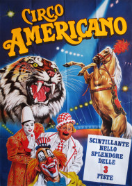 American Circus (Togni) Circus poster - Italy, 1985