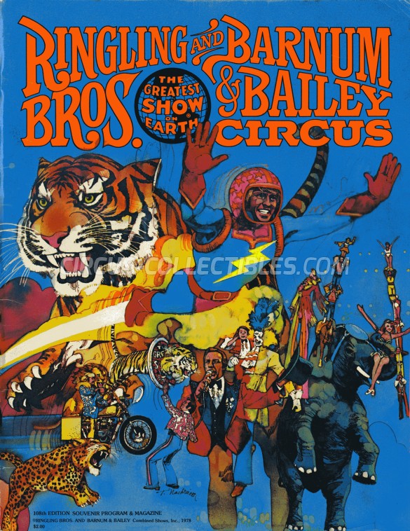 Ringling Bros. and Barnum & Bailey Circus Circus Program - USA, 1978