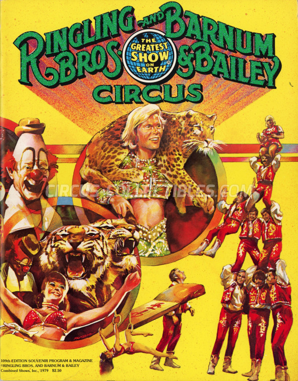 Ringling Bros. and Barnum & Bailey Circus Circus Program - USA, 1979