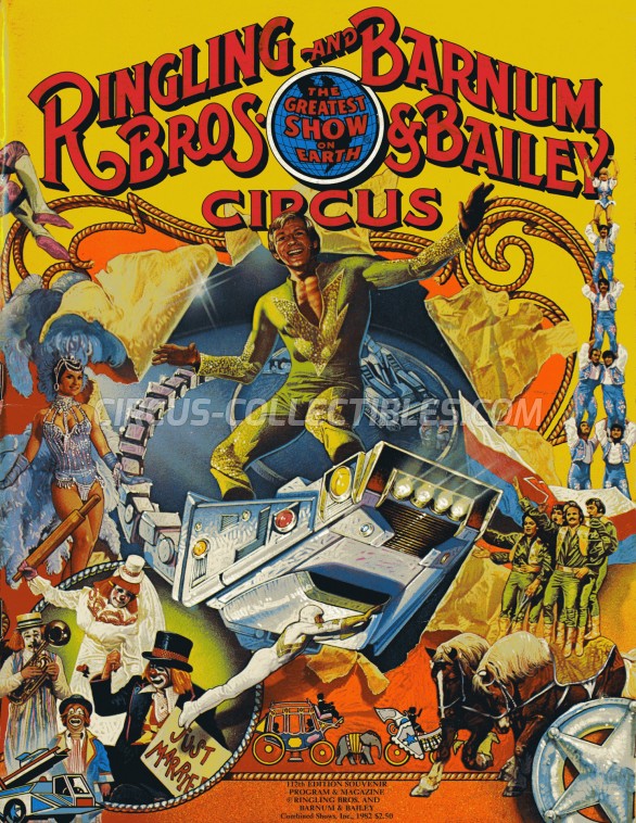 Ringling Bros. and Barnum & Bailey Circus Circus Program - USA, 1982