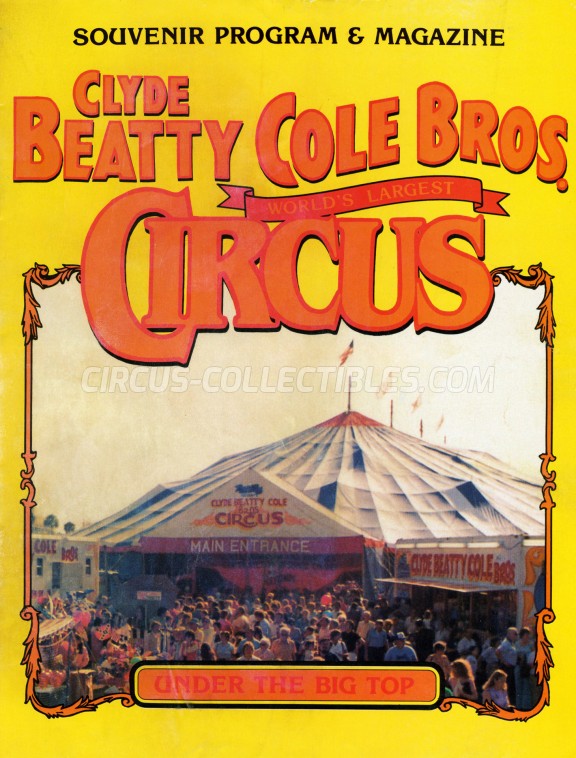 Clyde Beatty Cole Bros. Circus Circus Program - USA, 0