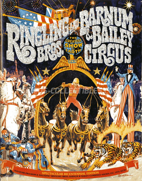 Ringling Bros. and Barnum & Bailey Circus Circus Program - USA, 1975