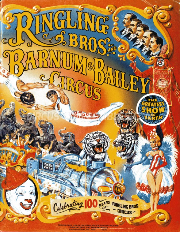 Ringling Bros. and Barnum & Bailey Circus Circus Program - USA, 1984