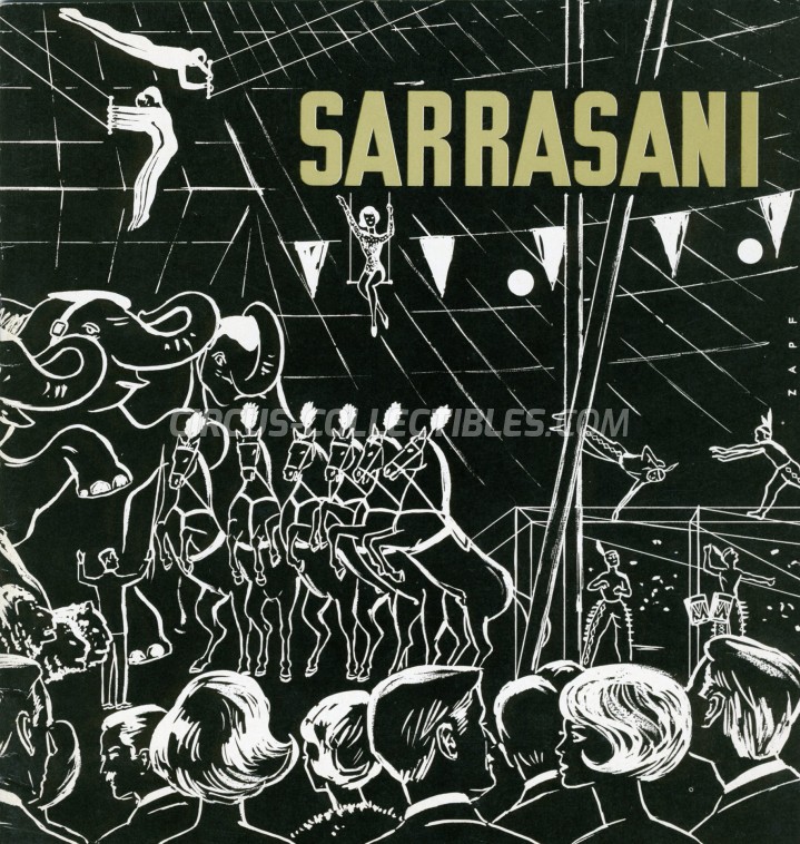 Sarrasani Circus Program - Germany, 1966