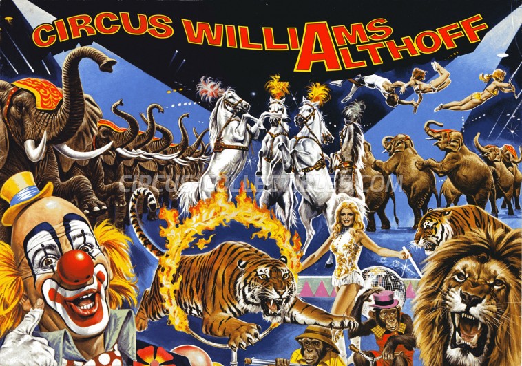 Althoff-Williams Circus Program - Germany, 1978