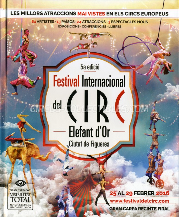 Festival International del Circ de Figueres Circus Program - Spain, 2016