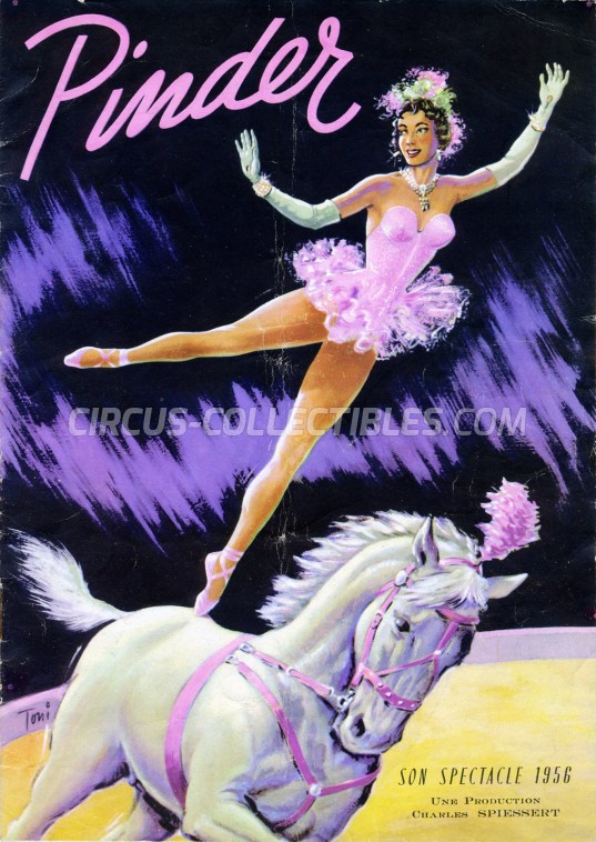 Pinder Circus Program - France, 1956