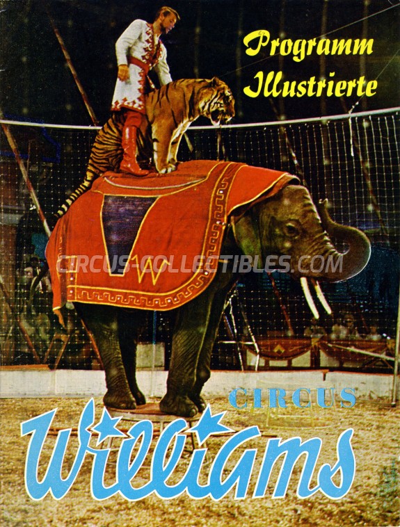 Williams Circus Program - Germany, 1967