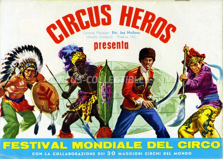 Heros (Togni) Circus Program - Italy, 1968