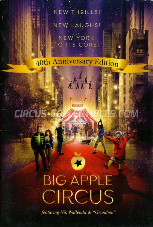 Big Apple Circus Circus Program - USA, 2017