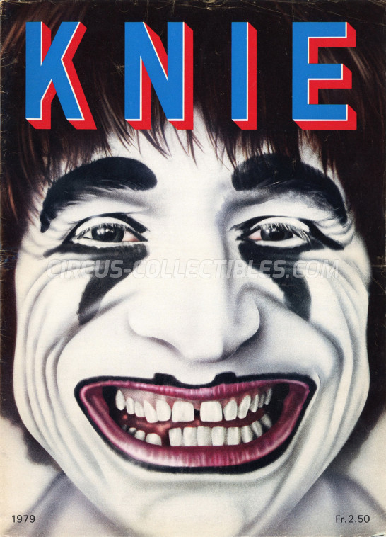 Knie Circus Program - Switzerland, 1979