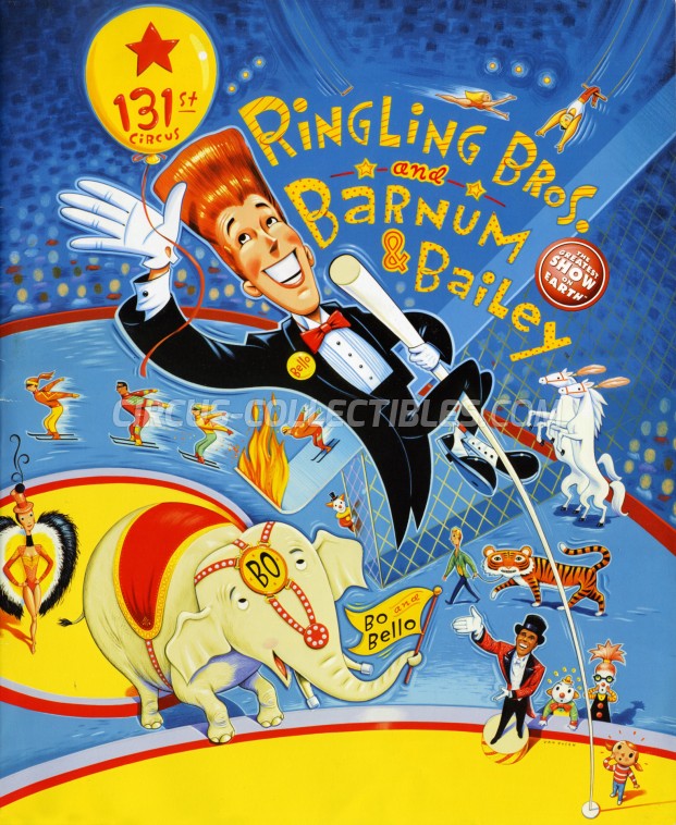 Ringling Bros. and Barnum & Bailey Circus Circus Program - USA, 2001