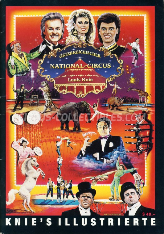 Louis Knie Circus Program - Austria, 1994