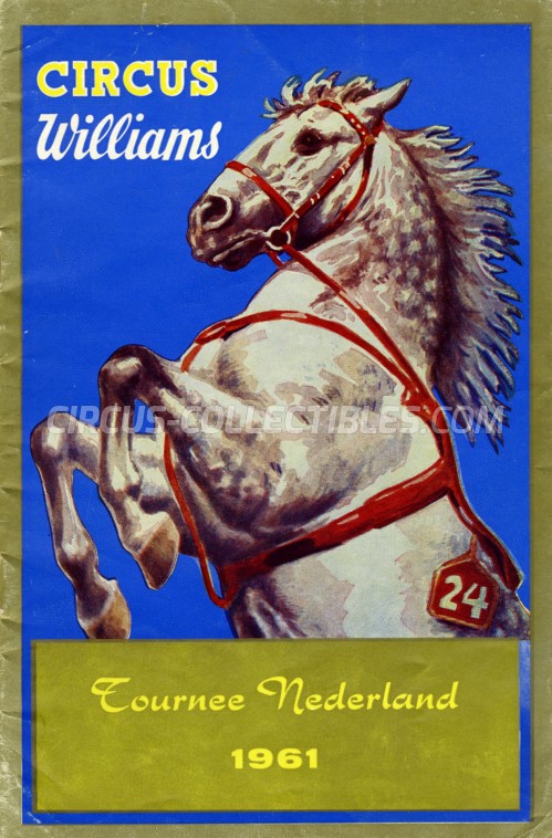 Williams Circus Program - Germany, 1961