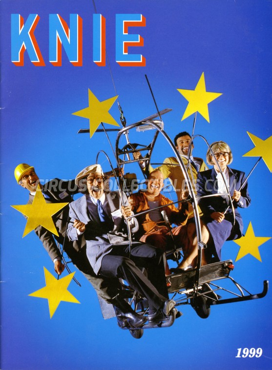 Knie Circus Program - Switzerland, 1999
