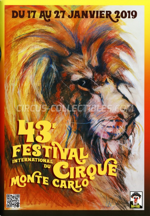 Festival International du Cirque de Monte-Carlo Circus Program - Monaco, 2019