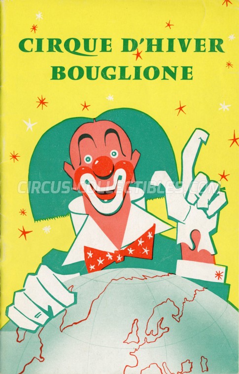 Bouglione Circus Program - France, 1960