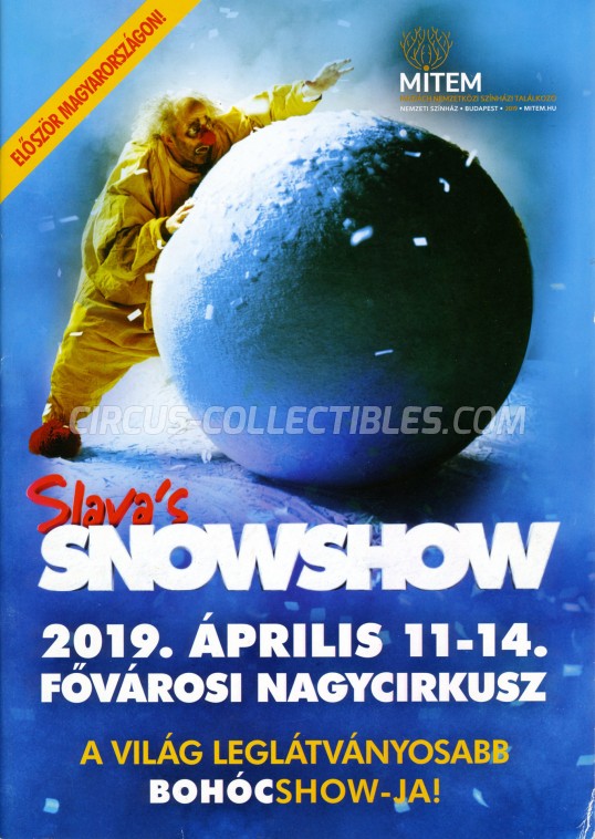 Slava's Snowshow Circus Program - Russia, 2019