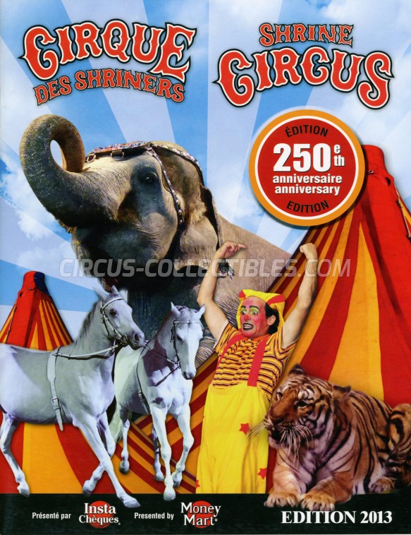 Shrine Circus Circus Program - Canada, 2013
