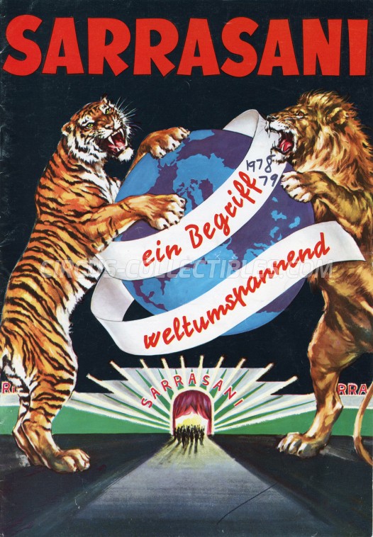 Sarrasani Circus Program - Germany, 1978