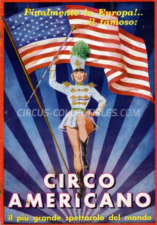 American Circus (Togni) Circus Program - Italy, 1964