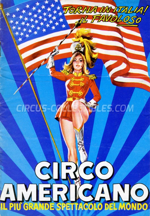 American Circus (Togni) Circus Program - Italy, 1969