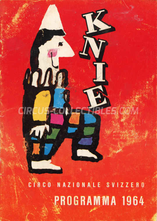 Knie Circus Program - Switzerland, 1964